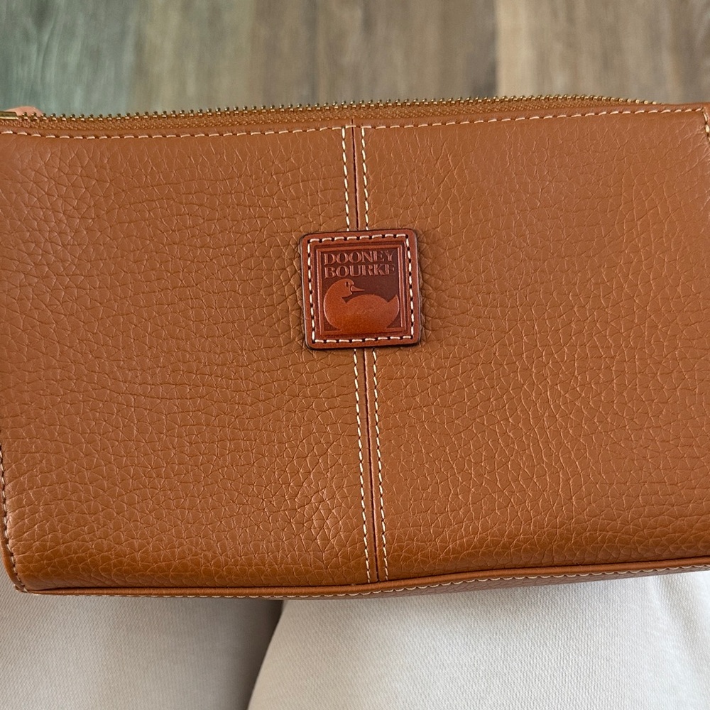 Dooney & Bourke Brown Leather Pouch